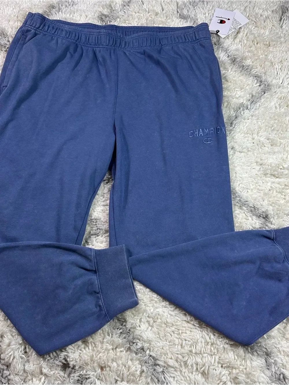 Champion Light Blue Drawstring Sweatpants